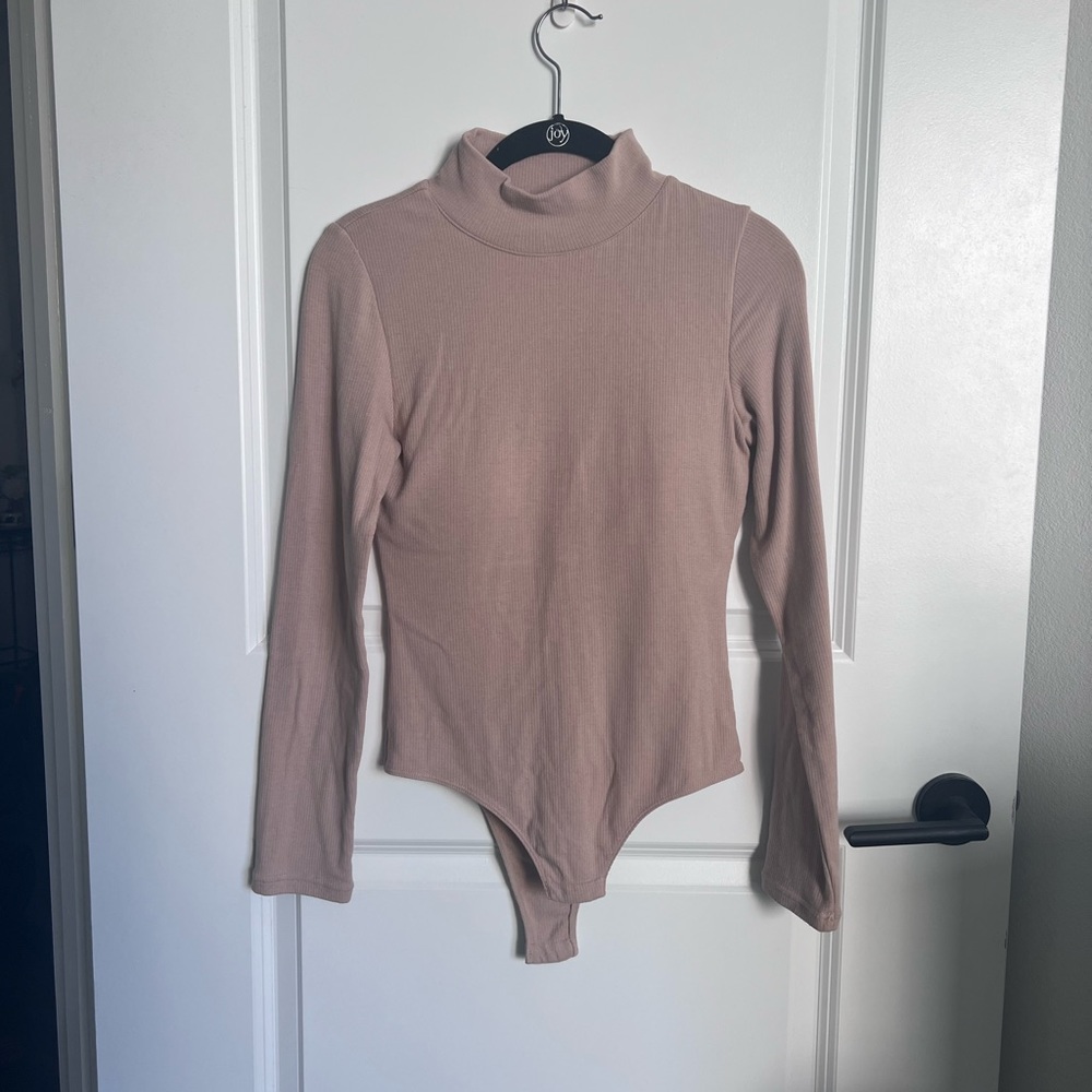 KLASSY NETWORK Long Sleeve Bodysuit with Built in Bra